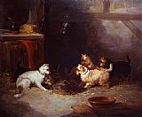 George Armfield Terriers Ratting painting